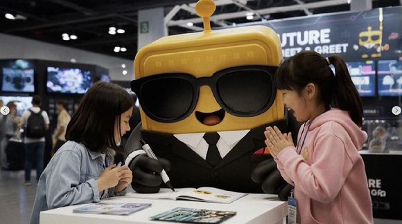 SK하이닉스의 캐릭터 '하빔이' [사진=SK하이닉스]