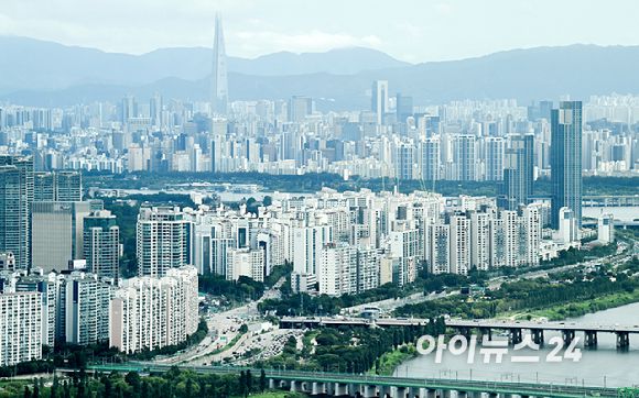 서울 아파트 단지 전경.