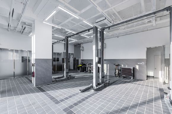 캐딜락&GMC, '송파 전시장' 서비스센터 내부 전경. [사진=GM 한국사업장]