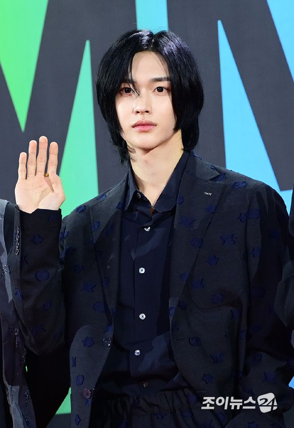 그룹 라이즈 원빈이 2일 오후 인천광역시 중구 인스파이어 아레나에서 열린 MMA2023(멜론뮤직어워드) 레드카펫 행사에 참석하고 있다. [사진=정소희 기자]