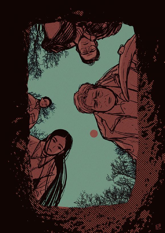 '파묘' 팬아트 [사진=X(구 트위터) @poncho_anything]