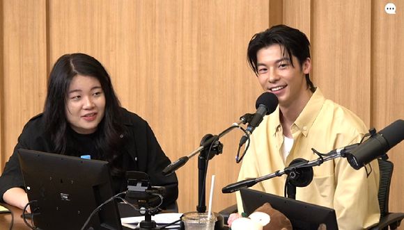 배우 허광한이 SBS '두시탈출 컬투쇼'에 출연해 대화를 나누고 있다. [사진=보이는 라디오 캡처]