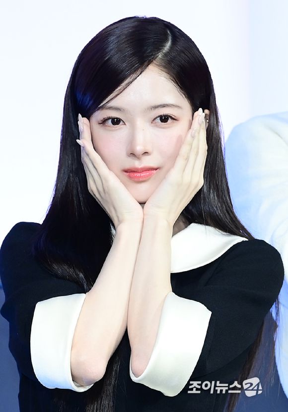 배우 노정의가 3일 오전 서울 중구 앰배서더 서울 풀만 호텔에서 열린 넷플릭스 오리지널 시리즈 '하이라키' 제작발표회에 참석하고 있다. [사진=정소희 기자]