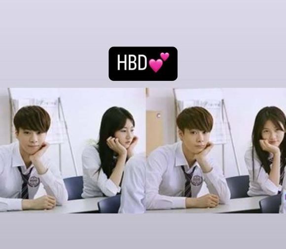 김새론이 고 문빈의 생일을 축하했다.  [사진=김새론 인스타그램]