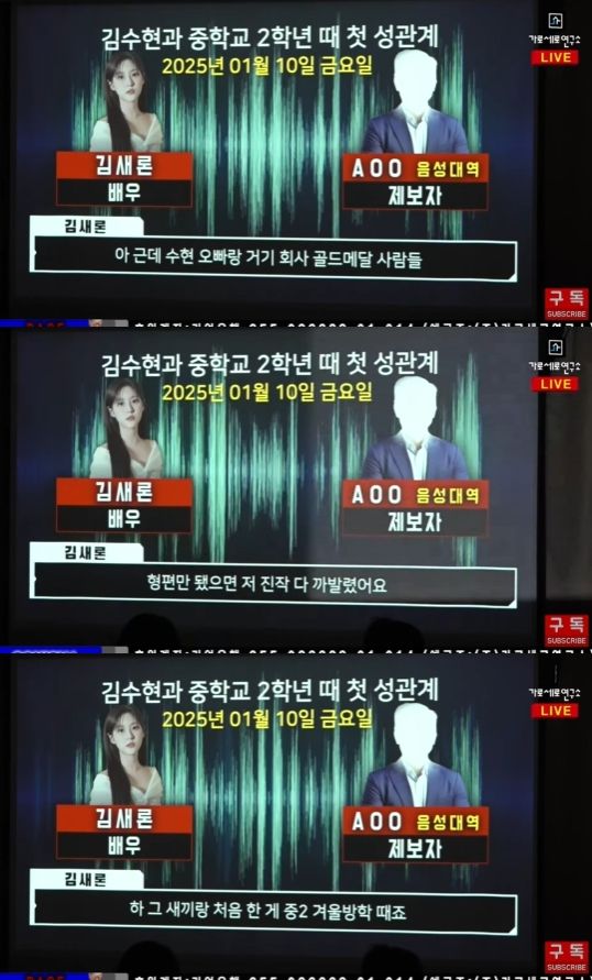 가로세로연구소 방송 화면 갈무리 [사진=유튜브 '가로세로연구소']