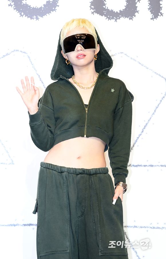 그룹 아이들 소연이 19일 오후 서울 강남구 조선 팰리스 서울 강남에서 열린 아이들(i-dle) 미니 8집 '위 아(We are)' 기자간담회에 참석하고 있다. [사진=정소희 기자]