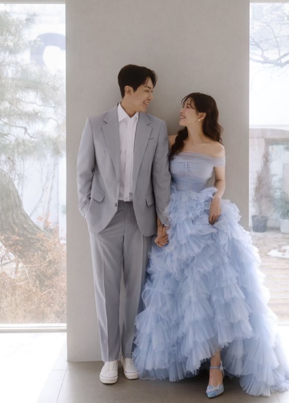 배우 박하나-김태술 전 감독의 웨딩화보가 공개됐다. [사진=박하나 인스타그램 ]