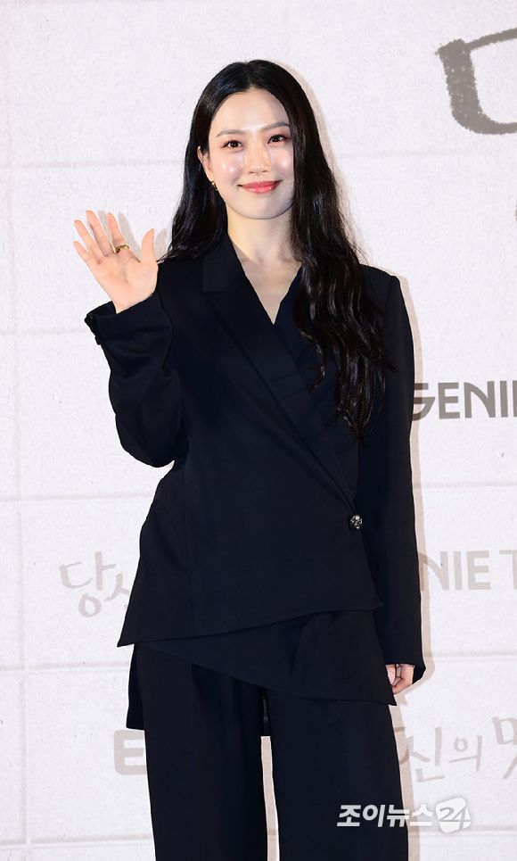 배우 고민시가 8일 오후 서울 마포구 상암동 스탠포드 호텔에서 진행된 지니 TV 오리지널 '당신의 맛' 제작발표회에 참석하고 있다. [사진=정소희 기자]