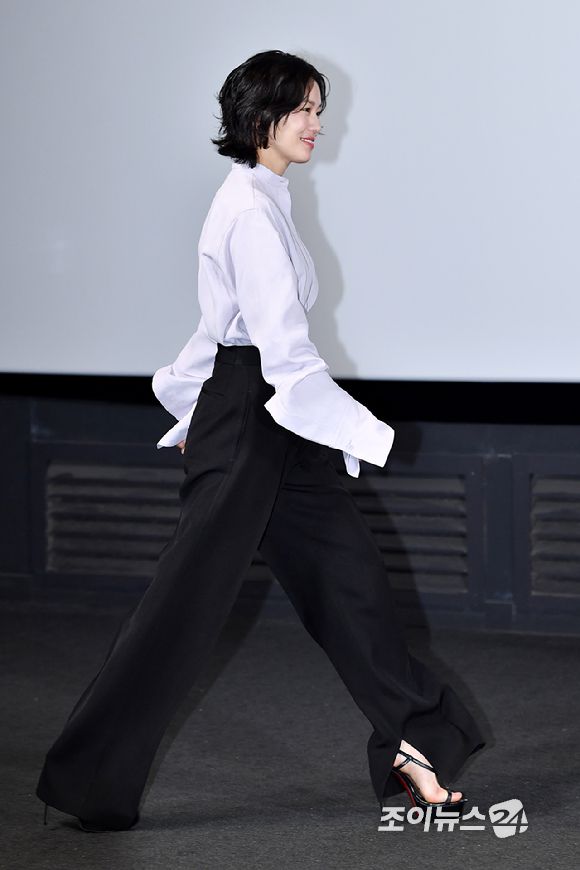 배우 이설이 10일 오후 서울 용산구 CGV 용산아이파크몰점에서 진행된 SBS 새 금토드라마 '우리영화' 제작발표회에 참석하고 있다. [사진=문수지 기자]