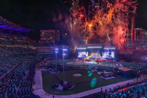 스트레이 키즈 애틀랜타 트루이스트 파크 공연 현장 사진 [사진=JYP엔터테인먼트]