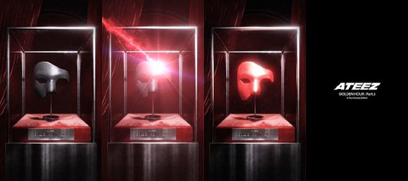 에이티즈 미니 12집 '골든 아워 : 파트 3 '인 유어 판타지 에디션'(GOLDEN HOUR : Part.3 'In Your Fantasy Edition')' 발매 스포일러. [사진=KQ]