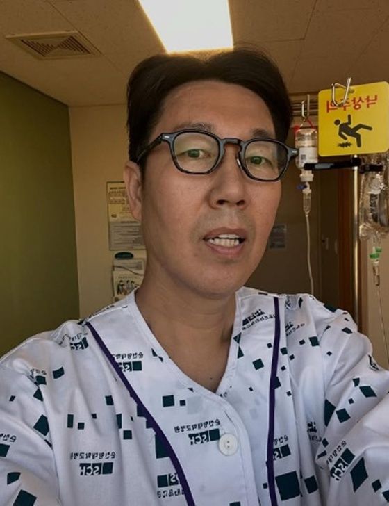 김영철이 병원에 입원했다. [사진=김영철 인스타그램 ]