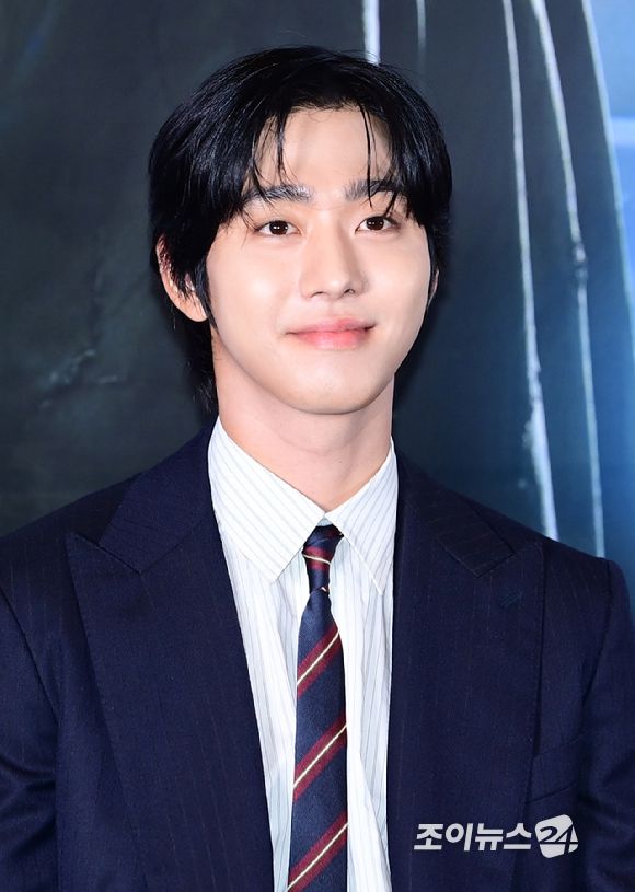 배우 안효섭이 15일 오후 서울 삼성동 메가박스 코엑스에서 열린 영화 '전지적 독자 시점'(감독 김병우) 언론시사회에 참석하고 있다. [사진=정소희 기자]