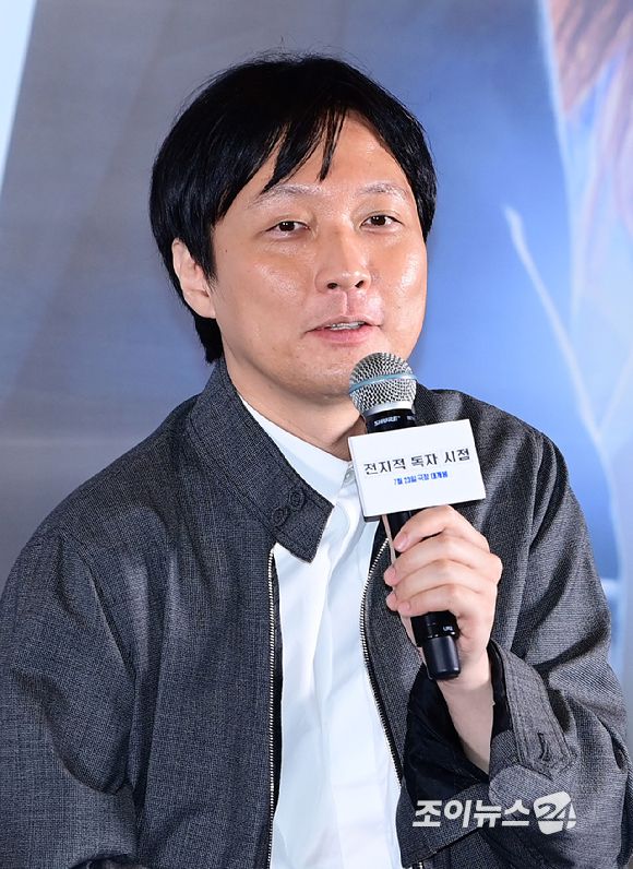 영화감독 김병우가 15일 오후 서울 삼성동 메가박스 코엑스에서 열린 영화 '전지적 독자 시점'(감독 김병우) 언론시사회에 참석하고 있다. [사진=정소희 기자]