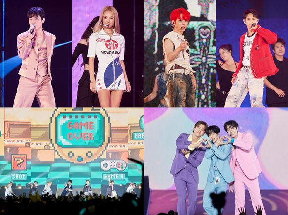 SMTOWN LIVE 2025 도쿄돔 공연에 오른 강타-효연-키-민호. [사진=SM엔터테인먼트]