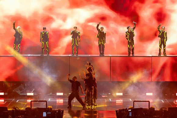 그룹 피원하모니(P1Harmony, 기호 테오 지웅 인탁 소울 종섭)가 '2025 P1Harmony LIVE TOUR 'P1ustage H : MOST WANTED'(플러스테이지 에이치 : 모스트 원티드) IN SEOUL'을 개최하고 팬들을 만나고 있다. [사진=FNC엔터테인먼트]