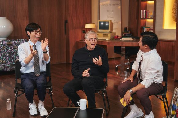 '유 퀴즈 온 더 블록' 빌 게이츠 [사진=tvN ]