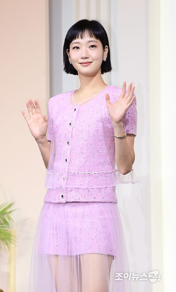 배우 김고은이 5일 오전 서울 중구 앰버서더 서울 풀만 호텔에서 열린 넷플릭스 시리즈 '은중과 상연' 제작발표회에 참석하고 있다. [사진=정소희 기자]