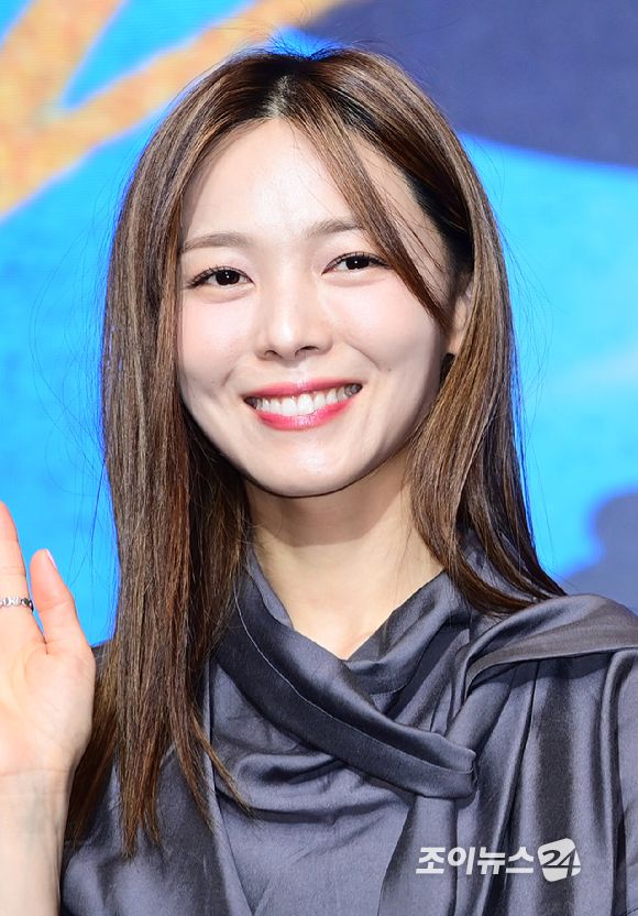 가수 선예가 25일 오후 서울 마포구 홍대 라이즈호텔에서 열린 쇼뮤지컬 Again '드림하이' 제작발표회에 참석 하고 있다. [사진=정소희 기자]