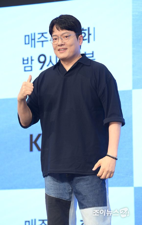 배우 김형묵이 21일 오후 서울 구로구 신도림동 더세인트에서 열린 KBS 2TV 새 월화드라마 '순정복서' 제작발표회에 참석하고 있다. [사진=정소희 기자]