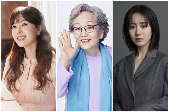 배우 하희라, 김영옥, 진지희가 연극 '노인의 꿈'에 출연한다. [사진=각 소속사 ]