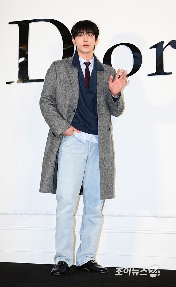 배우 남주혁이 7일 오후 서울 성동구 성수동에서 열린 디올 포토콜 행사에 참석하고 있다. [사진=정소희 기자]