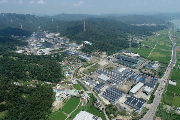 고령군 성산면 박곡리 동고령일반산업단지 전경.사진=고령군(포인트경제)