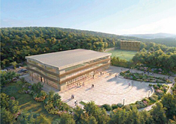 부산시가 12일 신평 예비군훈련장 일대 유휴부지를 체육·문화·휴식 기능을 아우르는 생활밀착형 복합문화체육공간으로 조성하는 개발계획(안)을 발표했다. 사진은 복합문화체육공간 조감도. /부산시청