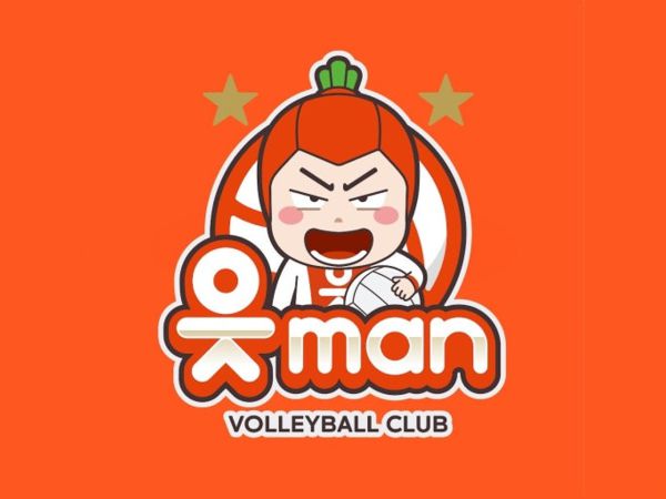 OK저축은행 프로배구단 엠블럼 '읏맨'. 이미지ㅣOK저축은행 프로배구단