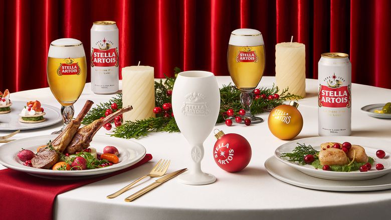 스텔라 아르투아 '홀리데이 스노우 챌리스 에디션'. 이미지ㅣ오비맥주
