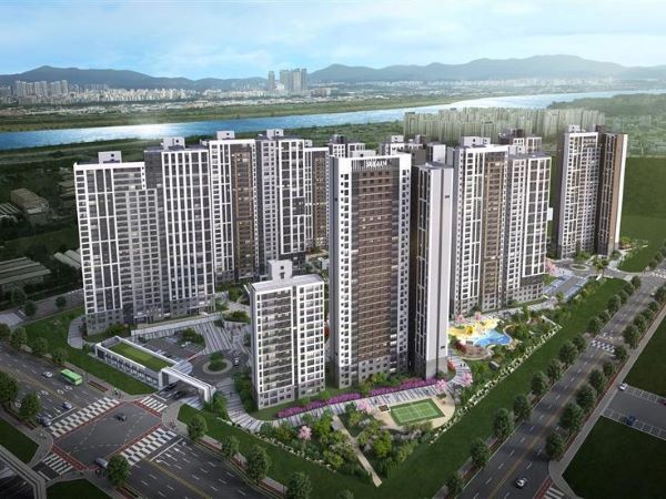 풍무역세권 수자인 그라센트 1차 조감도. 이미지ㅣBS한양