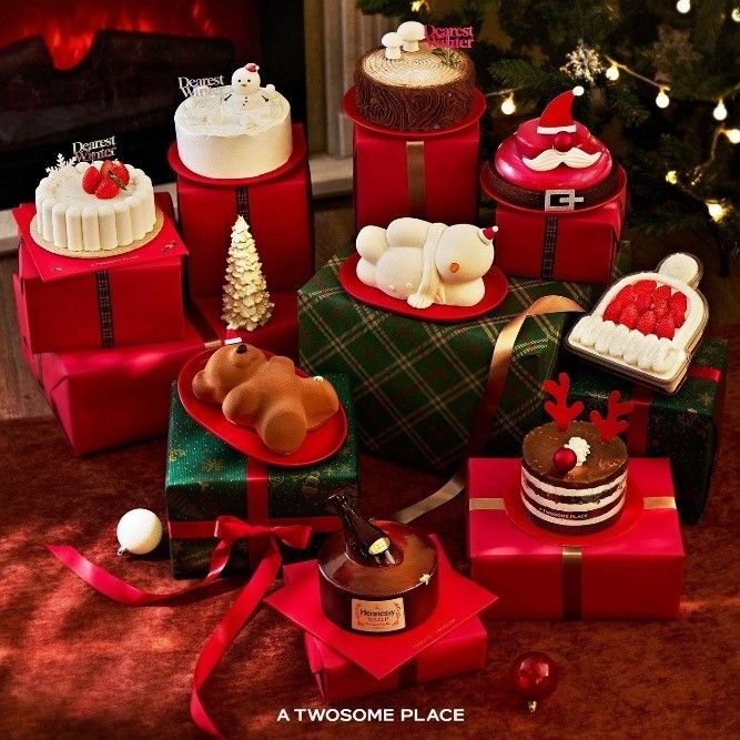 투썸플레이스 2025 홀리데이 시즌 케이크. 이미지ㅣ투썸플레이스