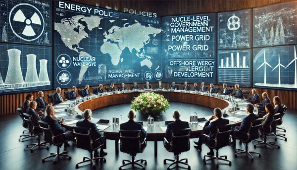 환경부가 반도체 및 디스플레이 업계와 물관리 및 기후환경 현안을 논의하고, 기후경쟁력 강화를 위한 공동목표 설정에 나선다.(사진=AI 생성)