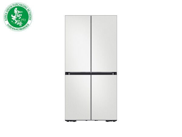 '2024 대한민국 올해의 녹색상품'을 수상한 삼성전자 비스포크 AI 하이브리드 키친핏 맥스 냉장고(사진=삼성전자 제공)