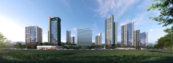 군포 푸르지오 브리베뉴 투시도