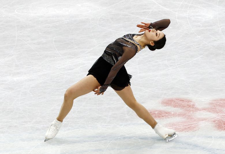 김예림이 쇼트 연기를 펼치고 있다. [로이터=연합뉴스]