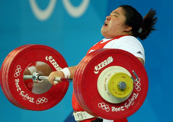 2008 베이징 올림픽에 나섰던 당시 장미란 문체부 2차관, 연합뉴스