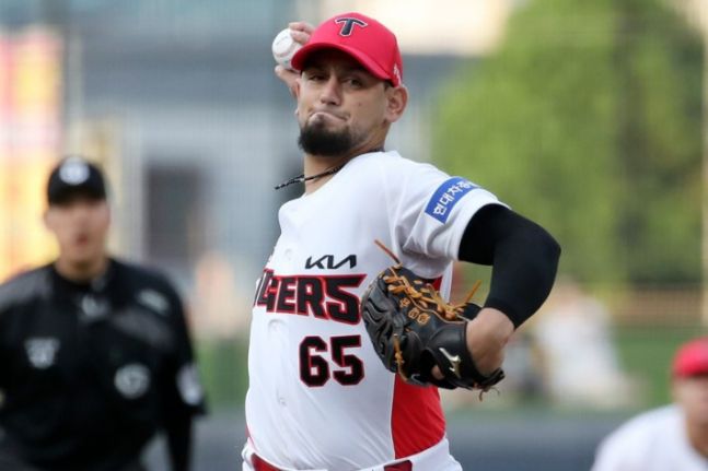 2023년 KIA에서 뛰었던 마리오 산체스