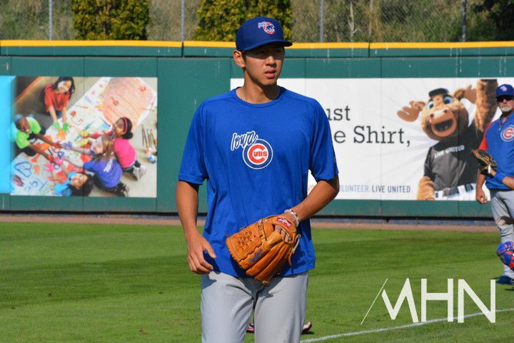 (지난 2014년 시카고 컵스 마이너리그 트리플 A시절의 이대은)