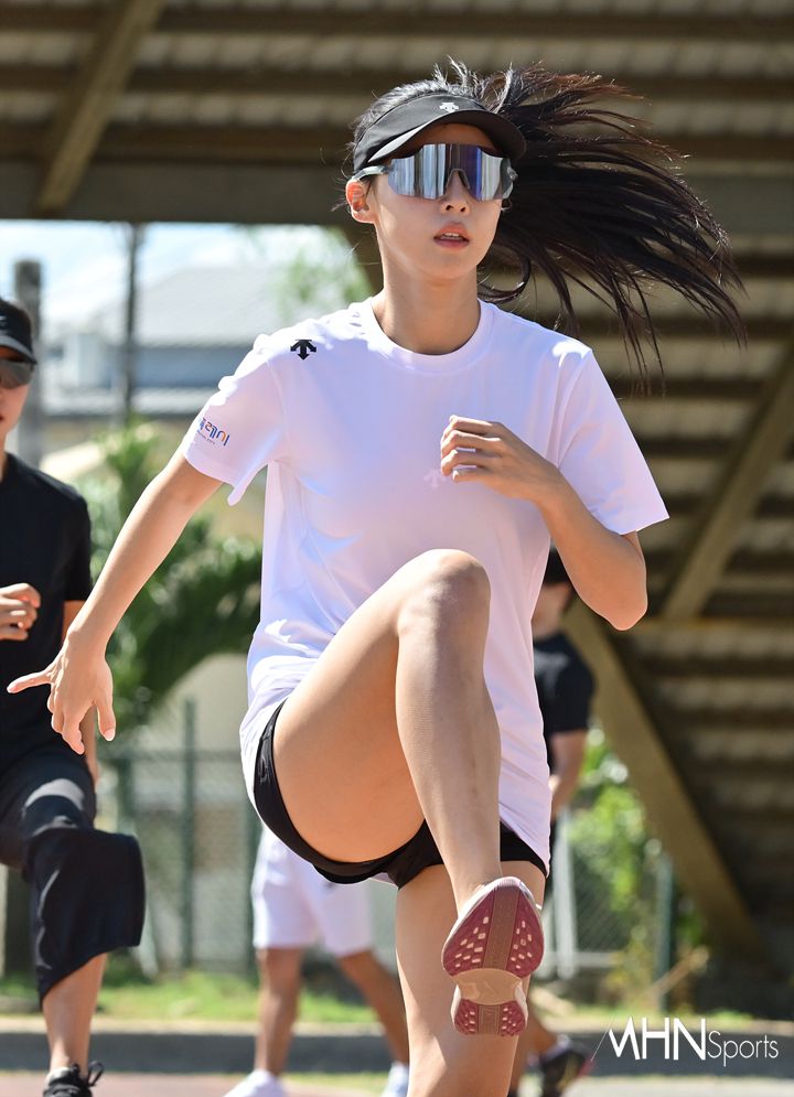 사진=필리핀 수빅 전지훈련중인 김민지