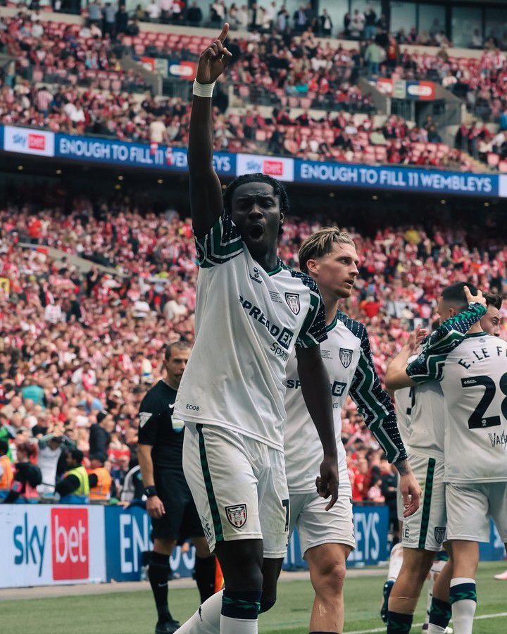 24일 열린 셰필드 유나이티드와 챔피언십 플레이오프 결승전에서 동점골을 넣은 선덜랜드의 엘리에제르 마옌다