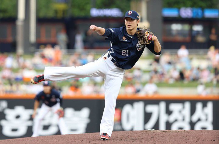 11일 한화와 경기에 선발투수로 나선 두산 최원준