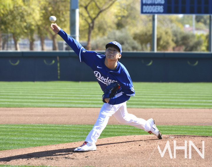(다저스 선발투수 야마모토 요시노부)