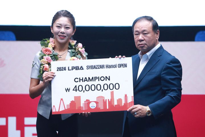 24-25시즌 하노이 오픈에서 우승한 김가영