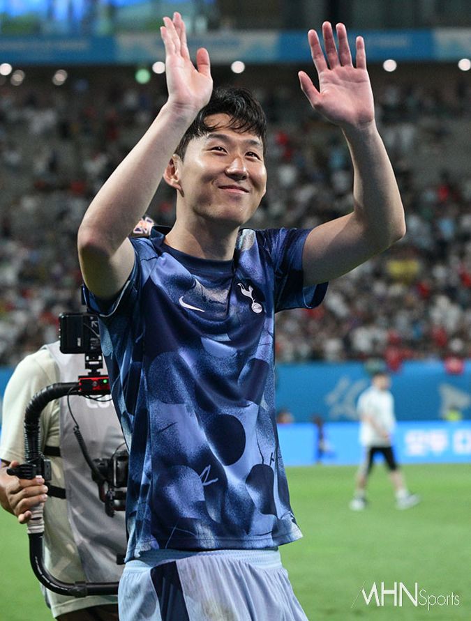 지난해 쿠팡플레이 친선 경기 당시 손흥민