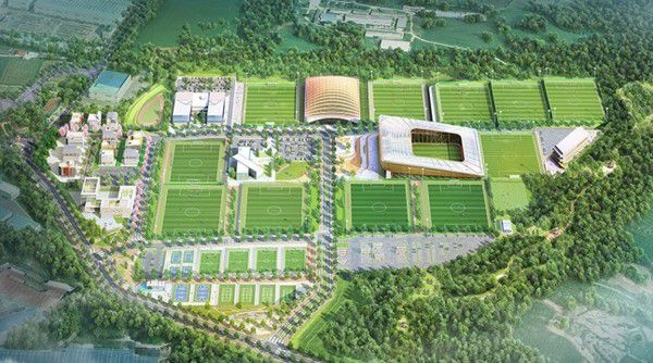 축구종합센터 조감도