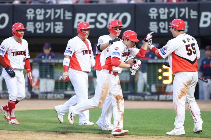 6월 이후 상승세를 탄 KIA 타이거즈.