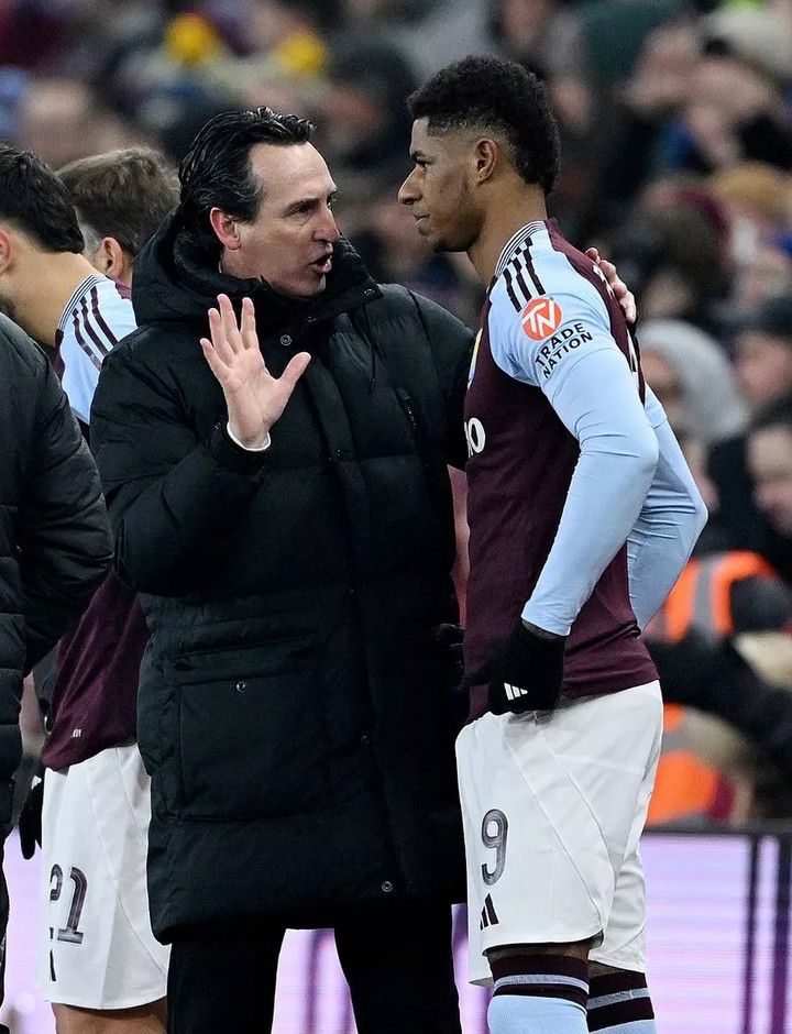 애스턴 빌라 우나이 에메리 감독(좌)