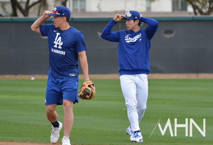 (토미 에드먼(왼쪽)과 김혜성)