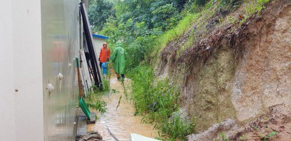 구리시 집중호우 피해복구 현장. 사진제공=구리시